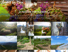 Tablet Screenshot of flowersbyolgavt.com